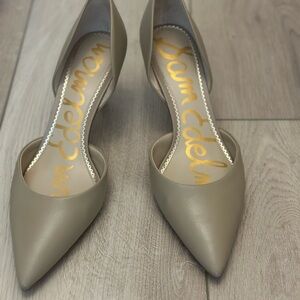 EUC Sam Edelman Taupe Heels Size 11